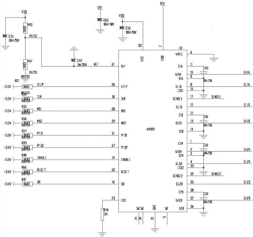 Motor control integrated circuit