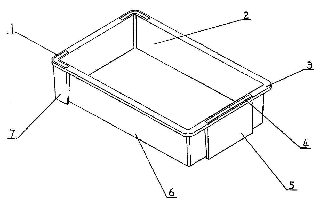 Nested packing box