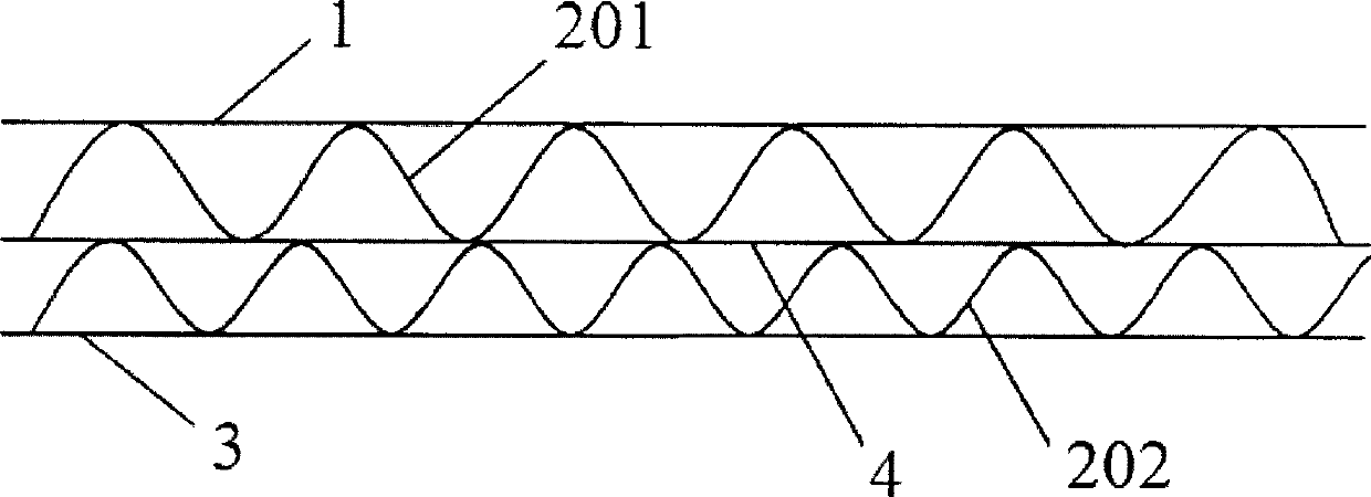 High-intensity water-resistance corrugated board and preparation method thereof