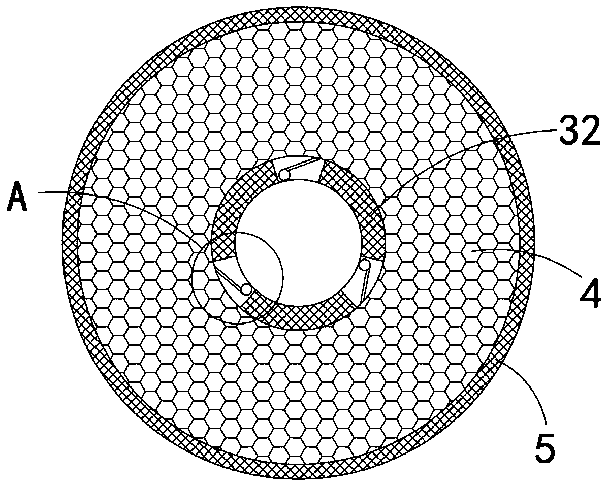 Self-rotating detachable easy-to-clean filter element