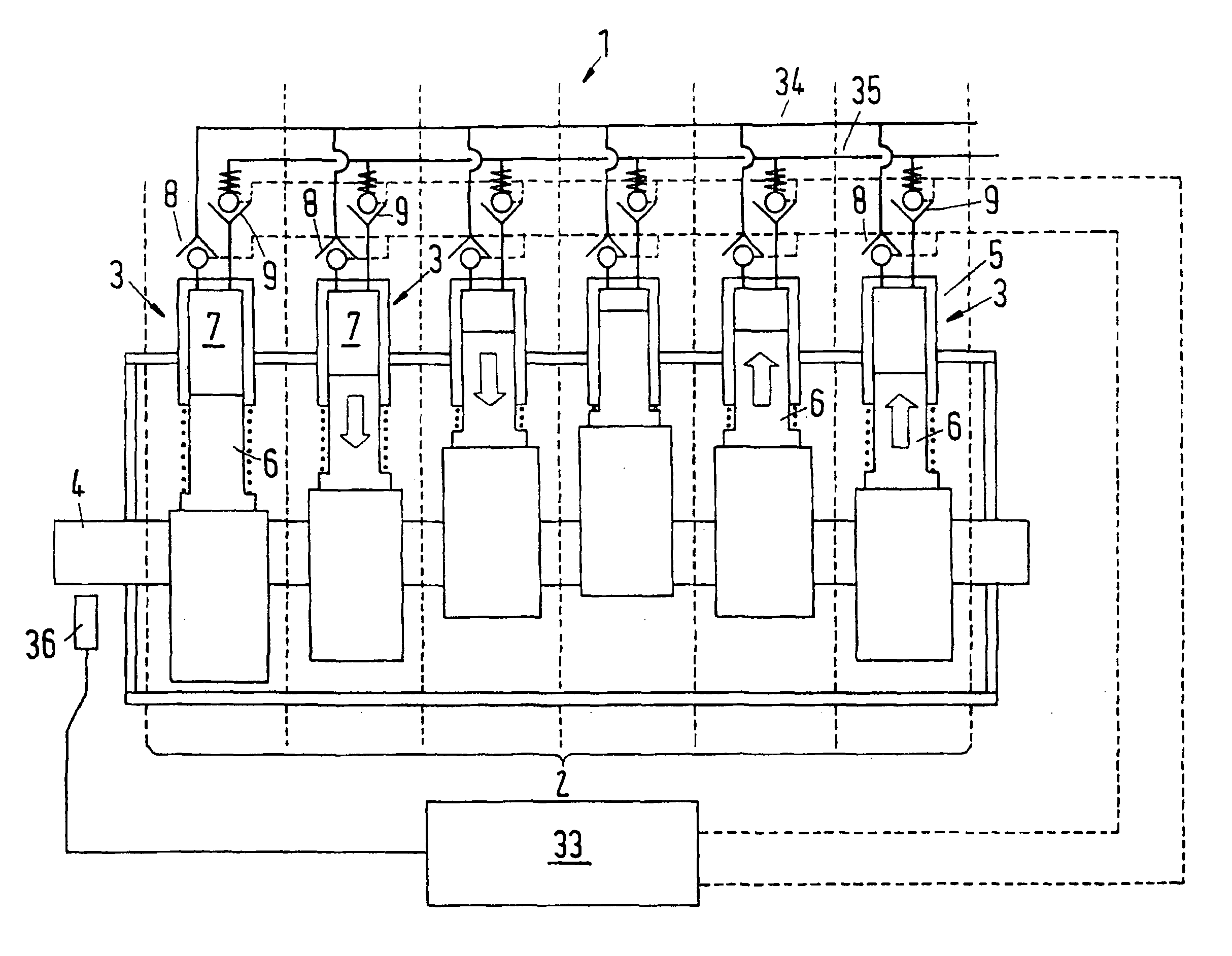 Operating method for fluid working machine