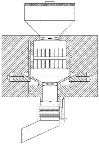 A fruit and vegetable salad machine