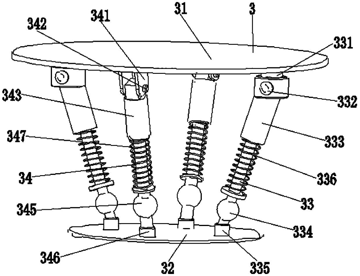 A special paper inserting device for a motor paper inserting industrial robot