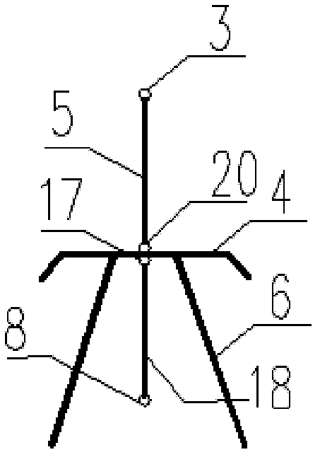 Foundation slab post-cast strip waterproof steel plate combined structure and bracing method thereof