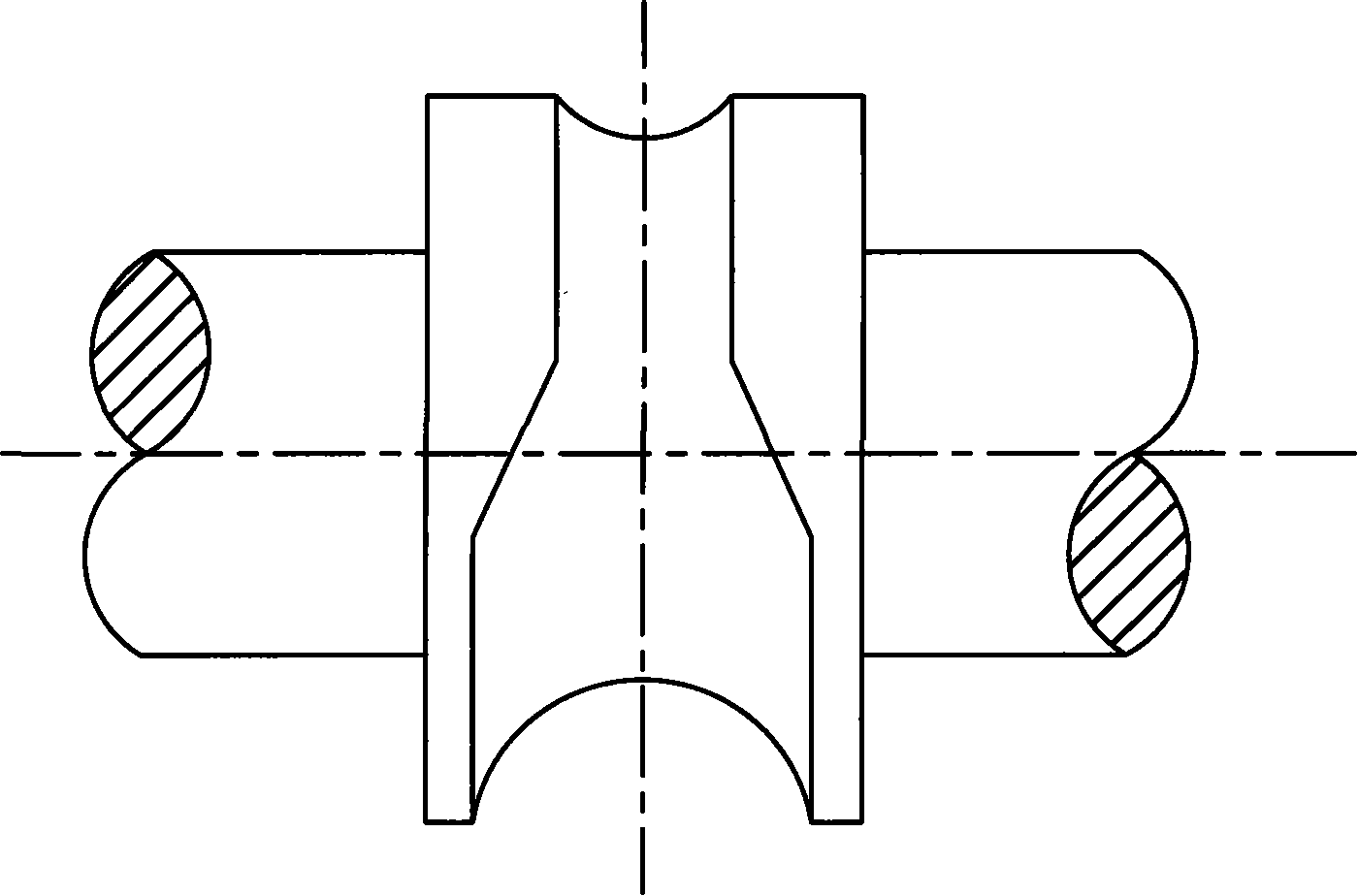 Method for producing seamless steel pipe with reversible reciprocating periodic time hot rolling technique