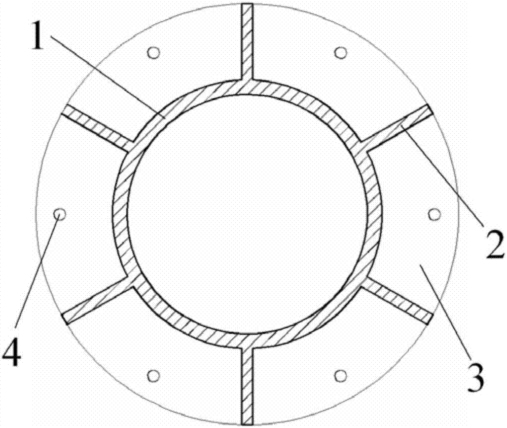 Triangular steel pile foundation of offshore wind power engineering and construction method of delta-shaped steel pile foundation