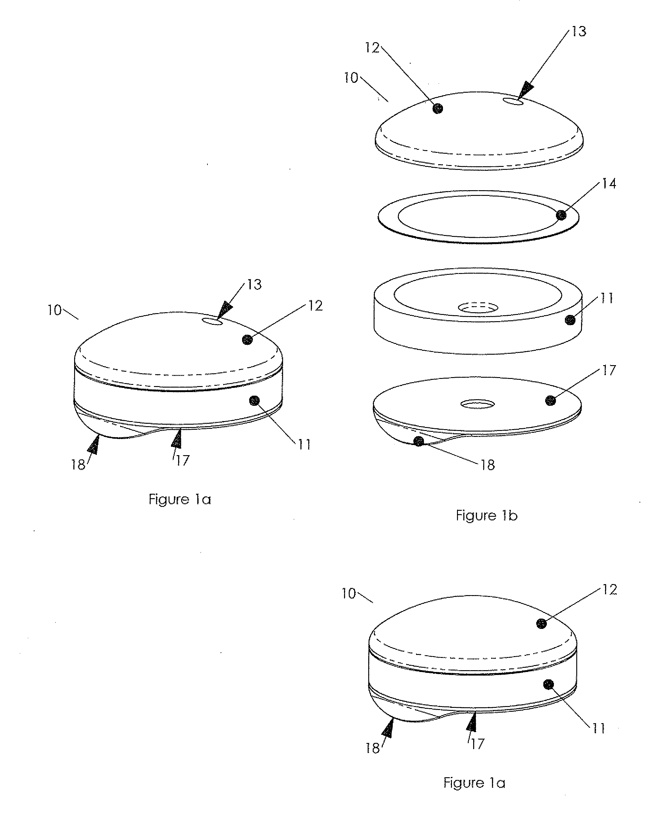 Hypodermic drug delivery reservoir and apparatus