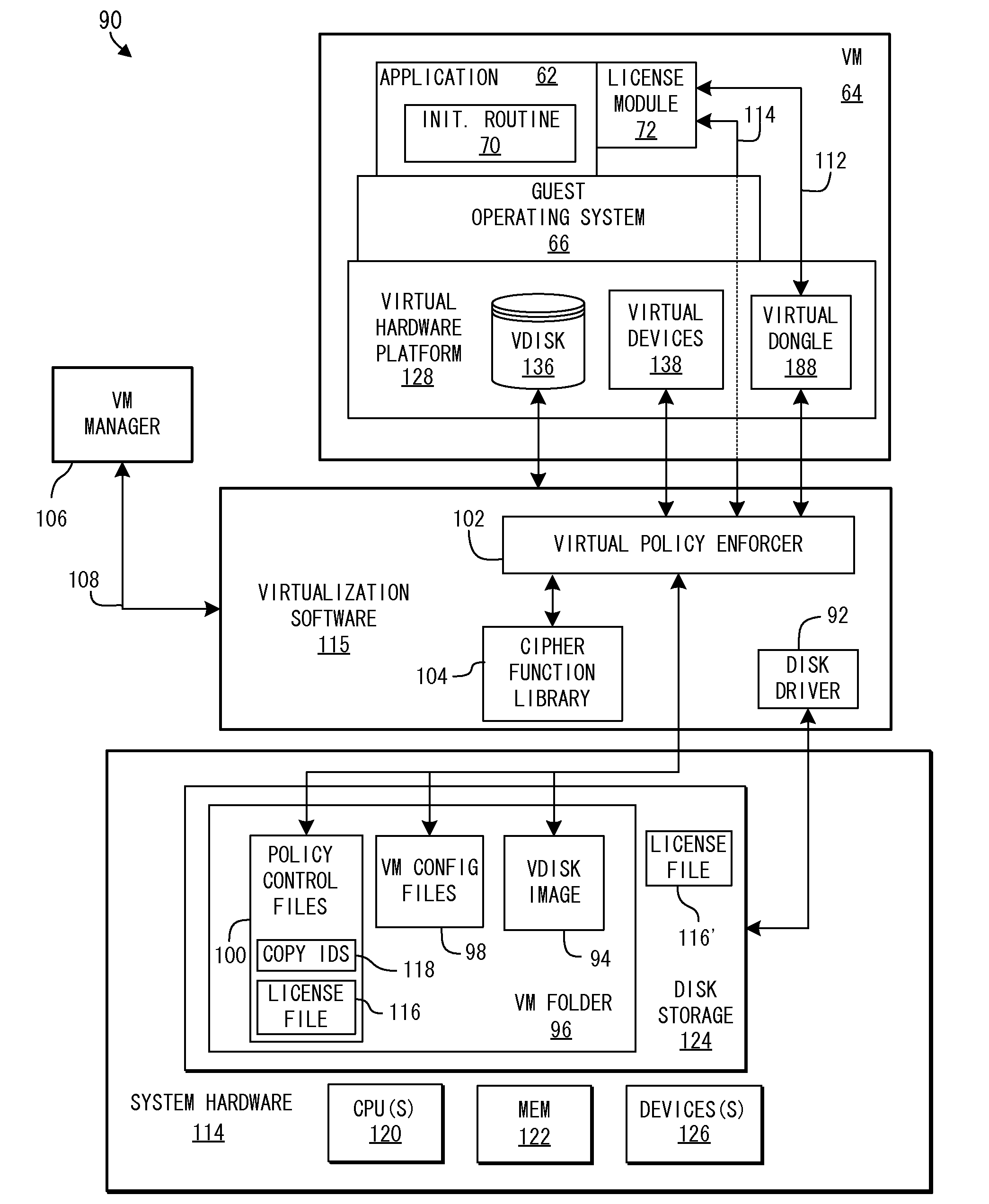 System and Methods for Enforcing Software License Compliance with Virtual Machines