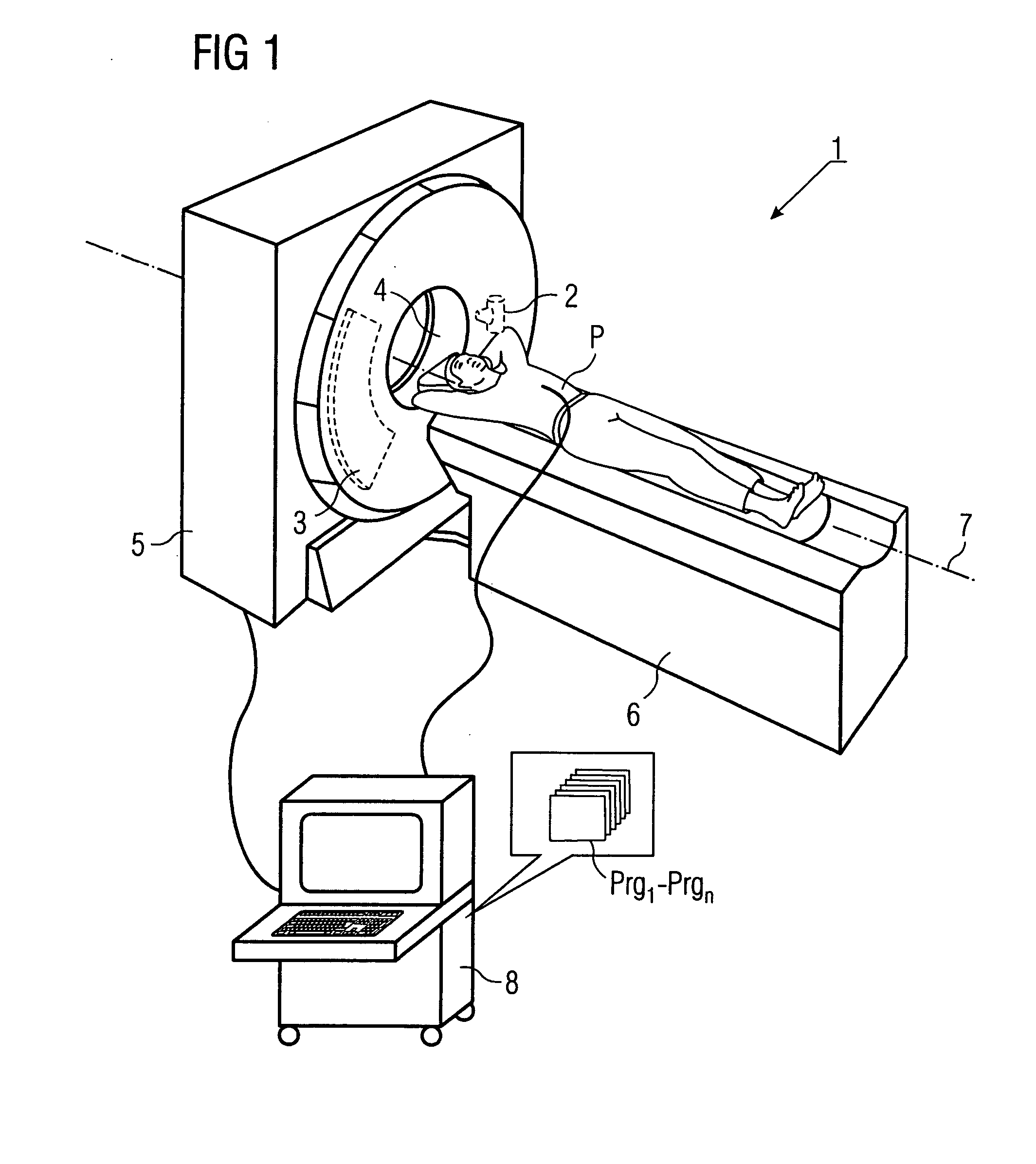 Method for producing CT images of an examination object having a periodically moving subregion