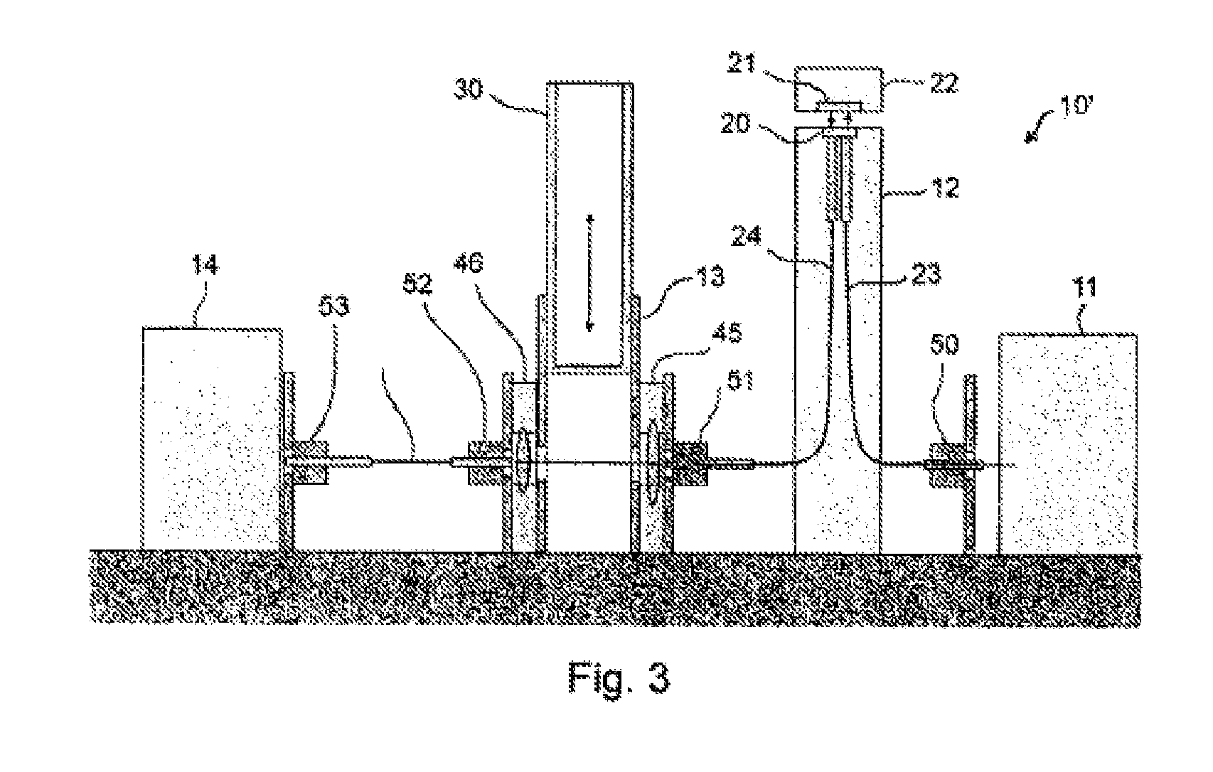 Analysis device (photometer) having a serial light guide