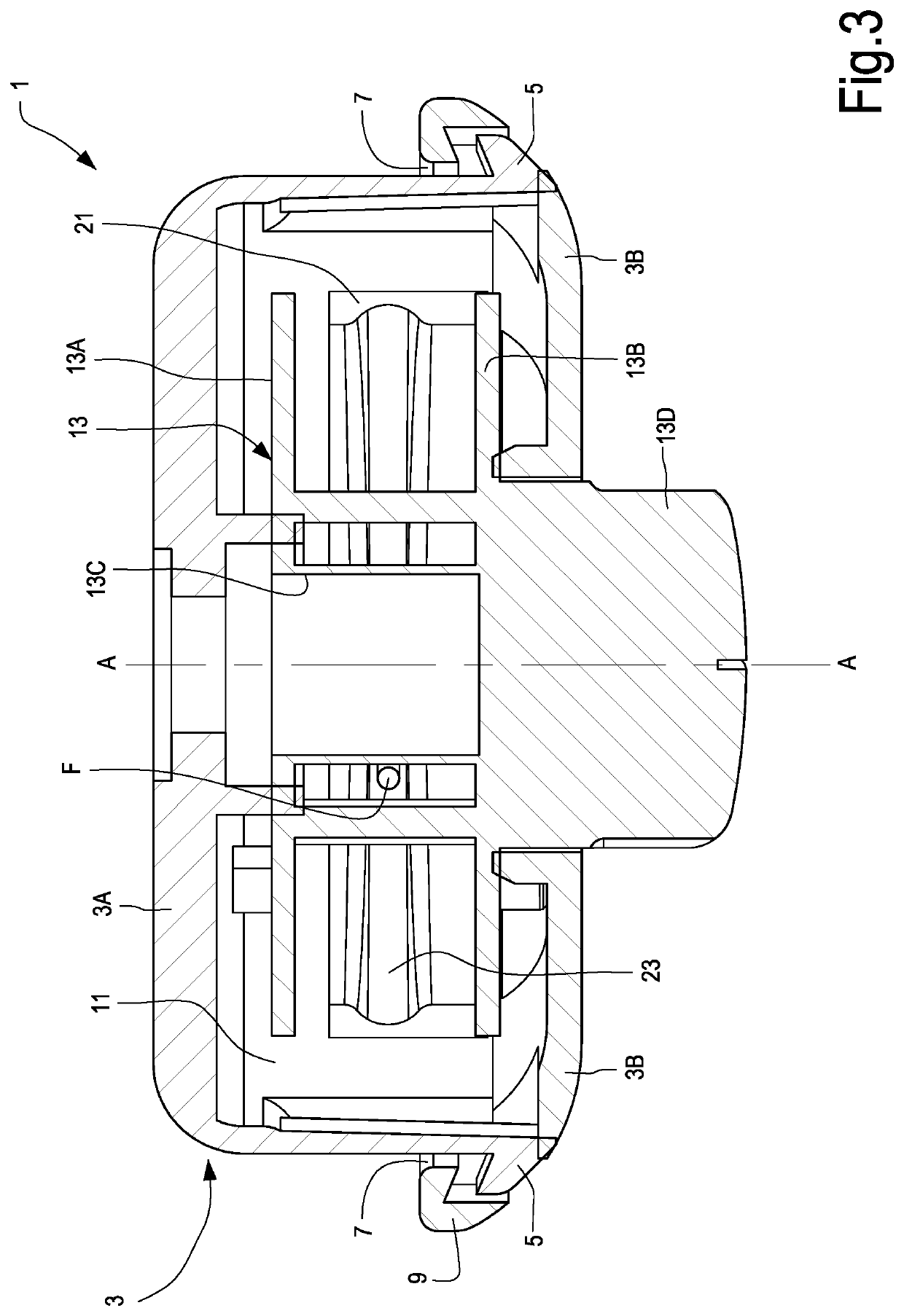 Trimmer head with members for simplifying the loading of the cutting line