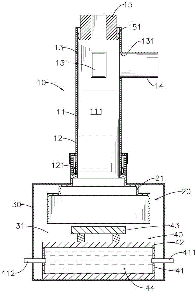 Microwave heating and drying device