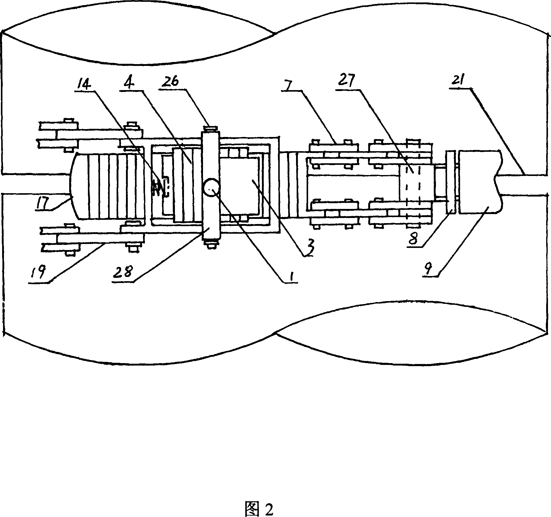 Rack-and-pinion type outer pipe quick aligner