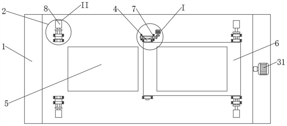 A clamping tool for automatic processing of flat parts