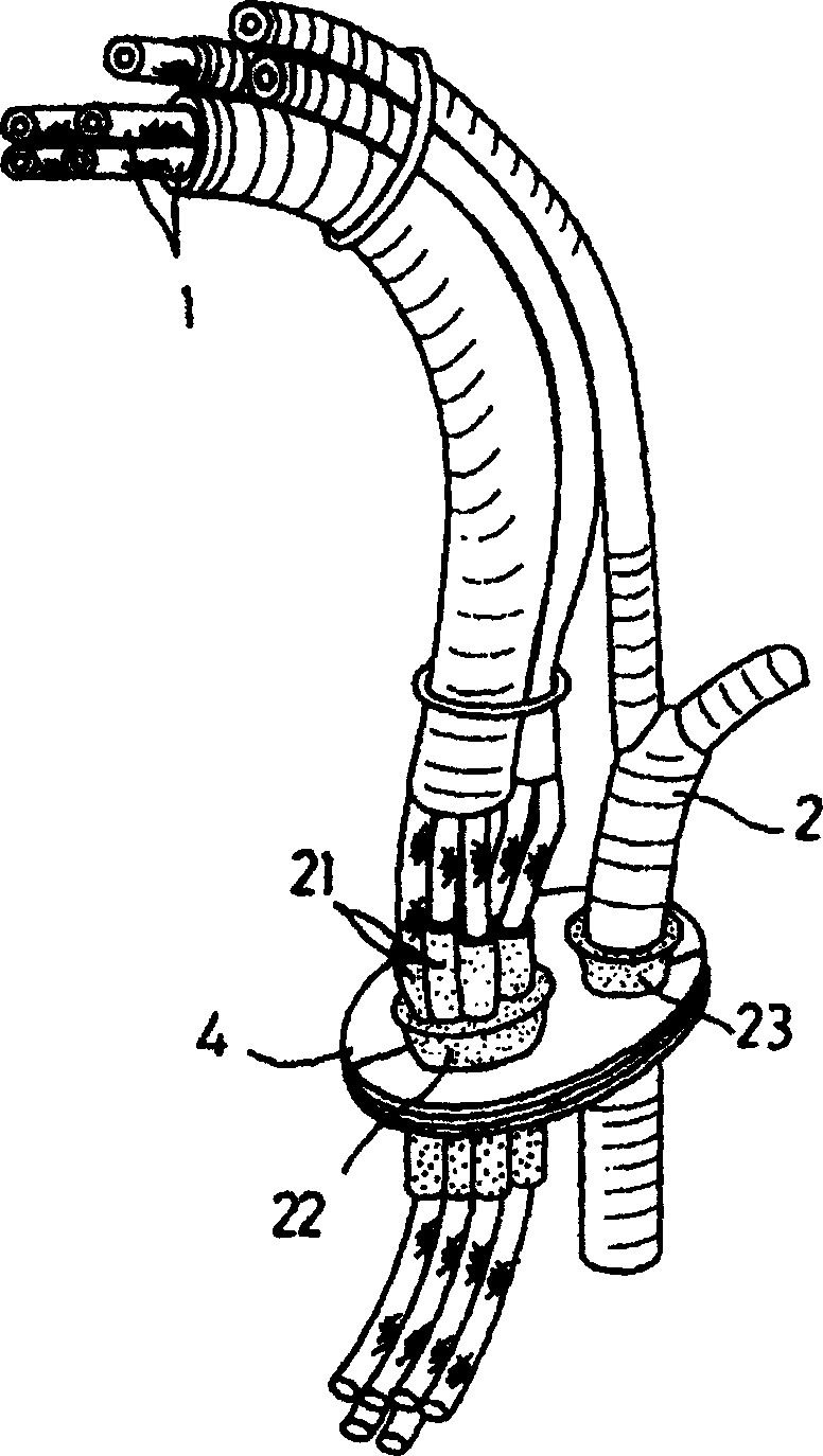 Sealing structure of cabin for building machinery