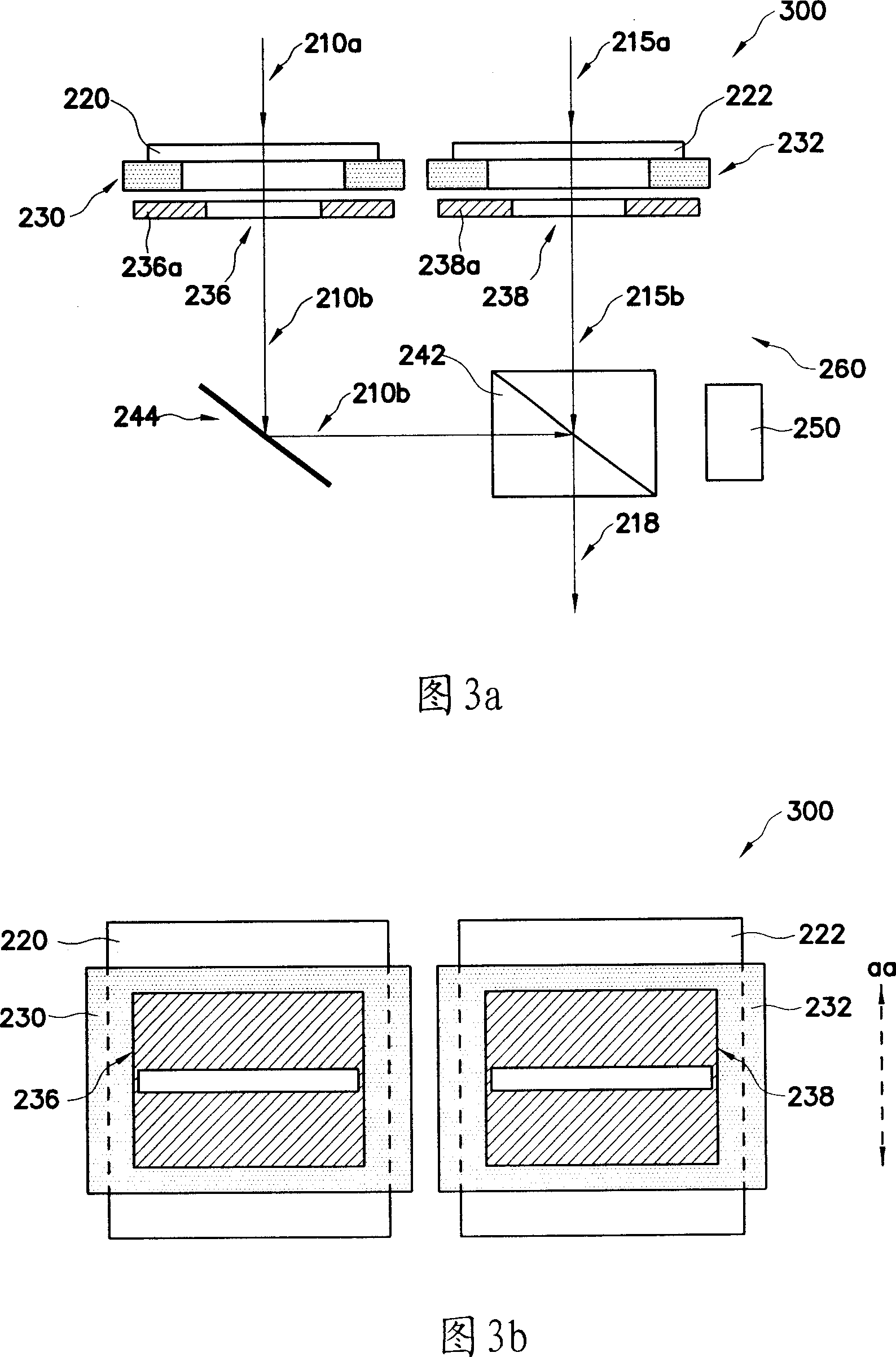 Multiple mask exposure system and method