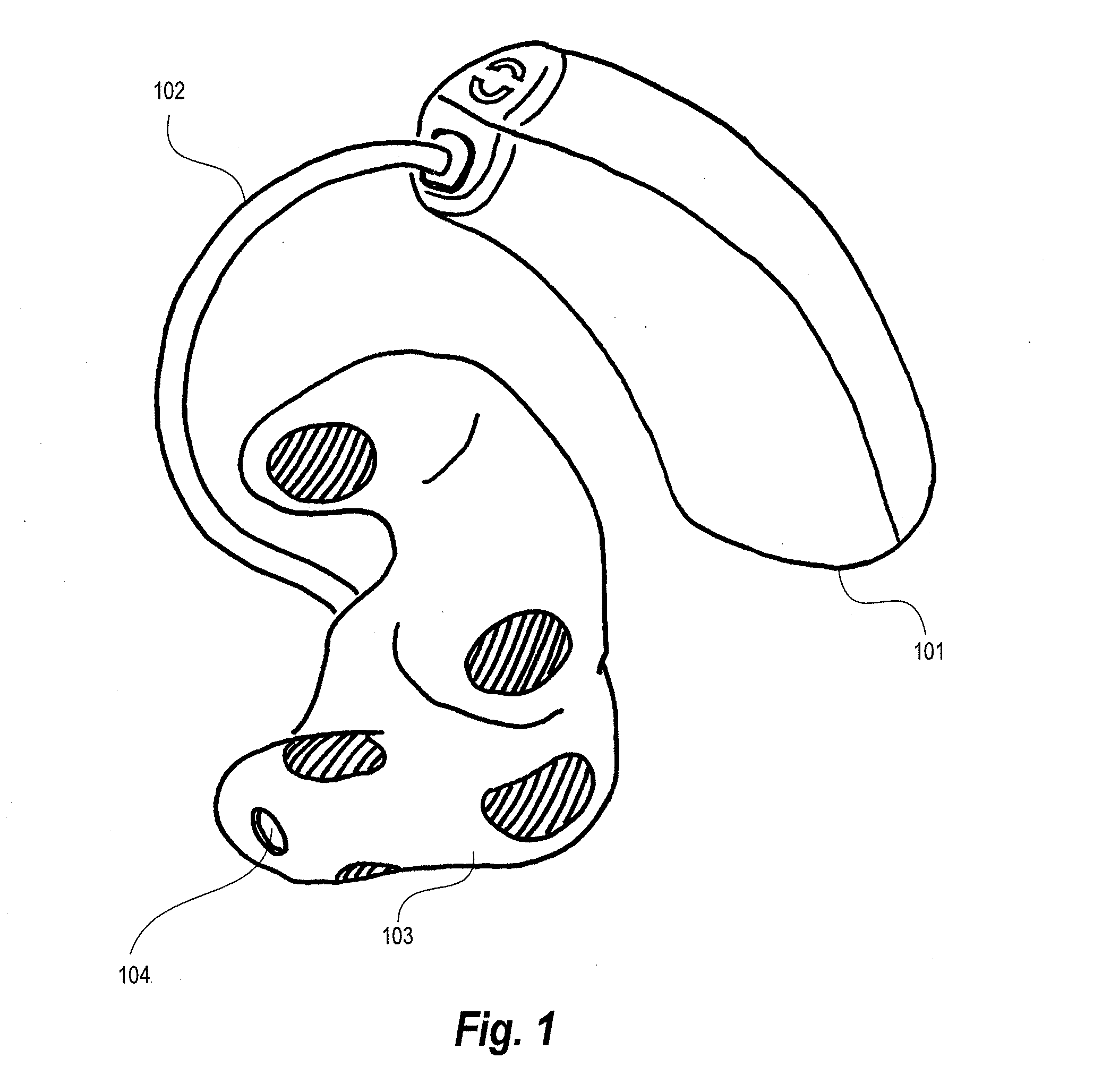 Ear plug with surface electrodes