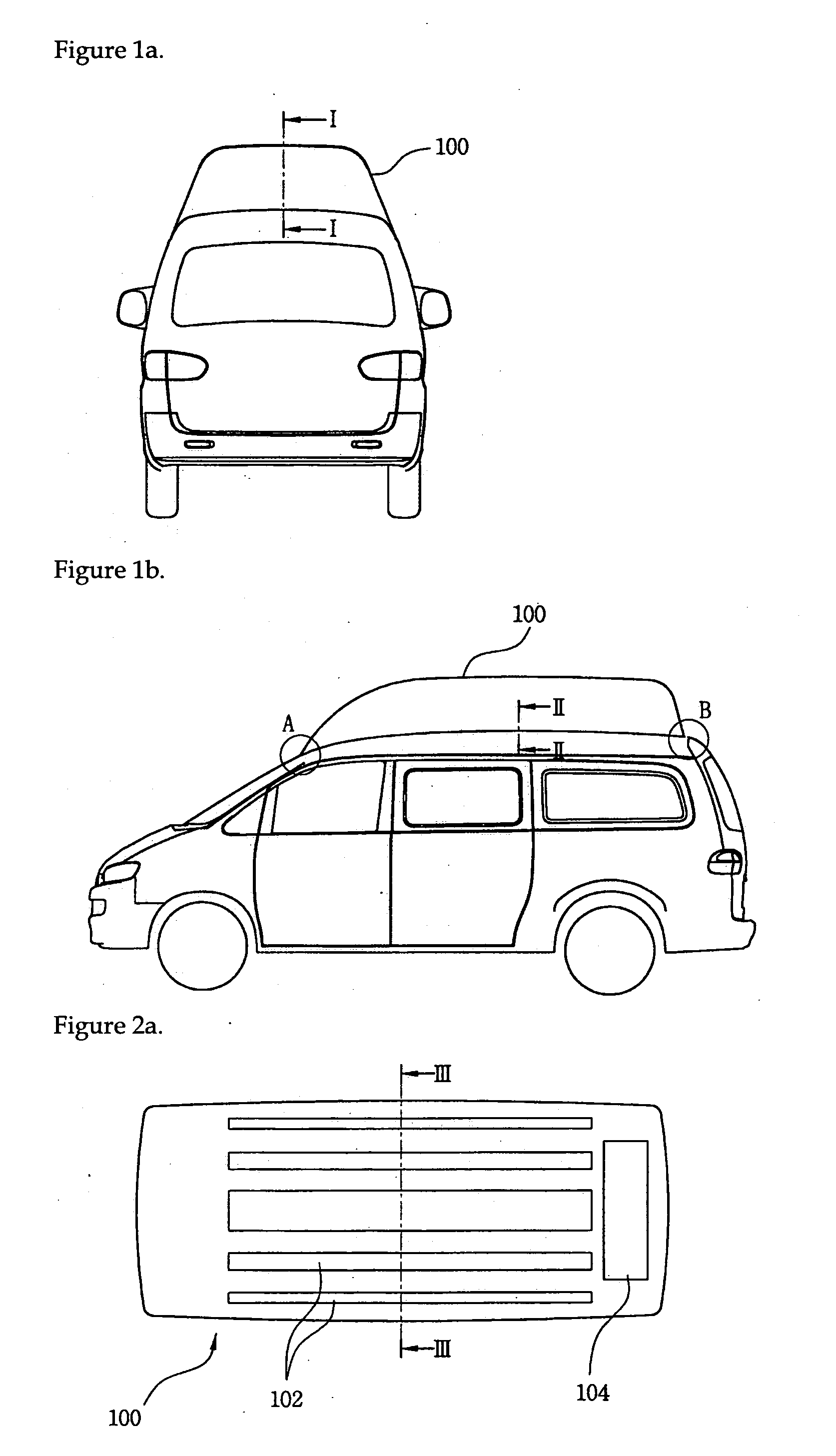 High roof structure of a vehicle