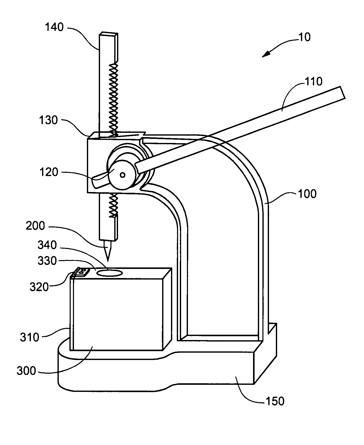 Hard disk destruction apparatus and method