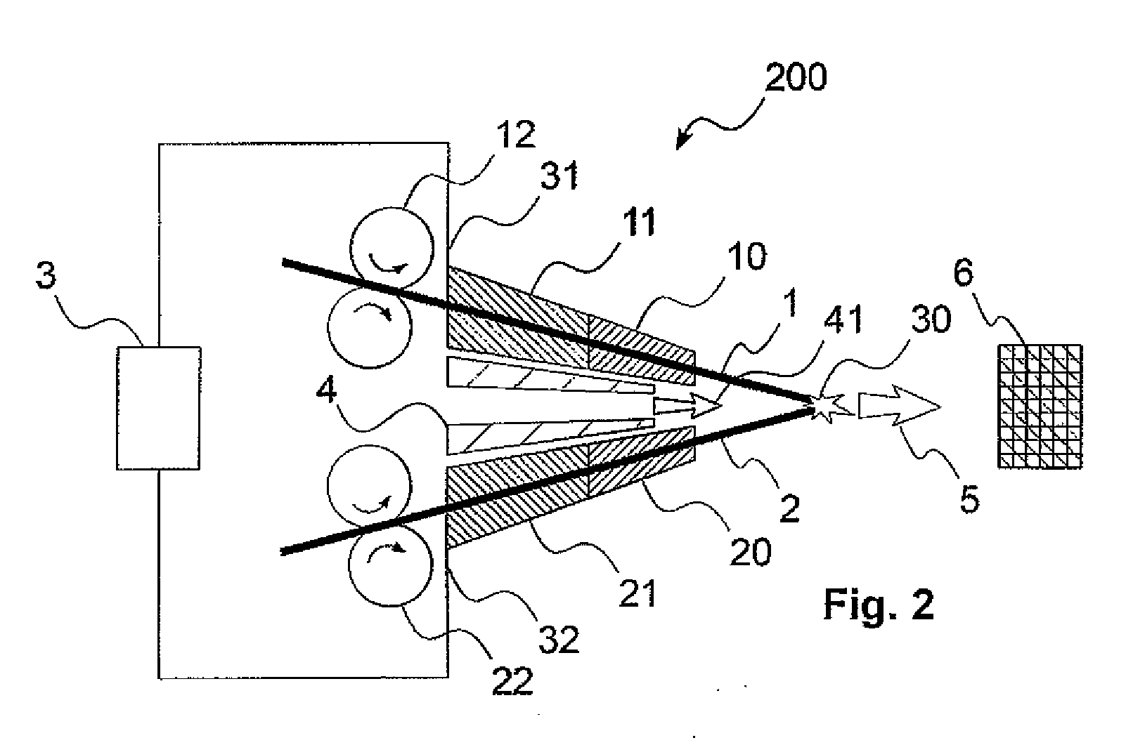 Method and device for arc spraying