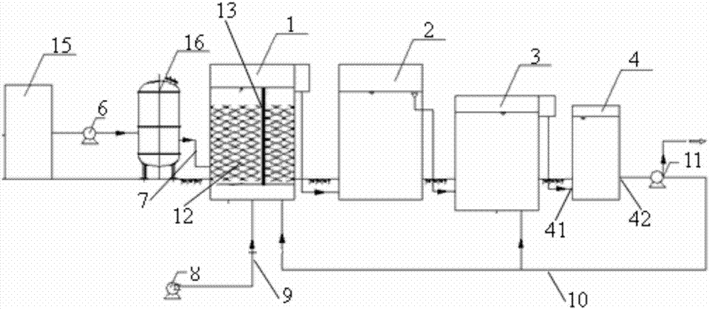 Chemical wastewater recycling device