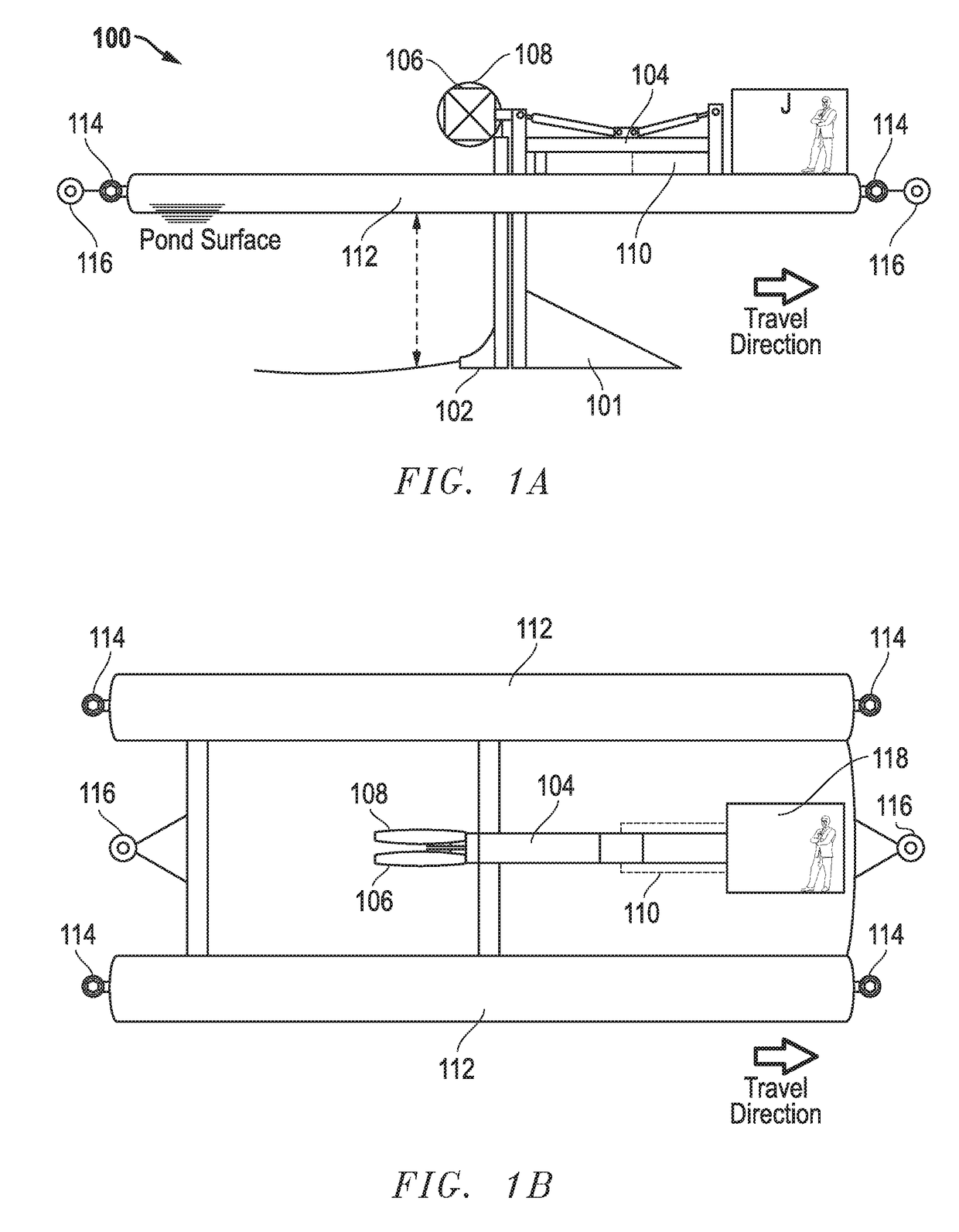 Device for the installation of vacuum consolidation dewatering horizontal drains for dewatering sludge ponds