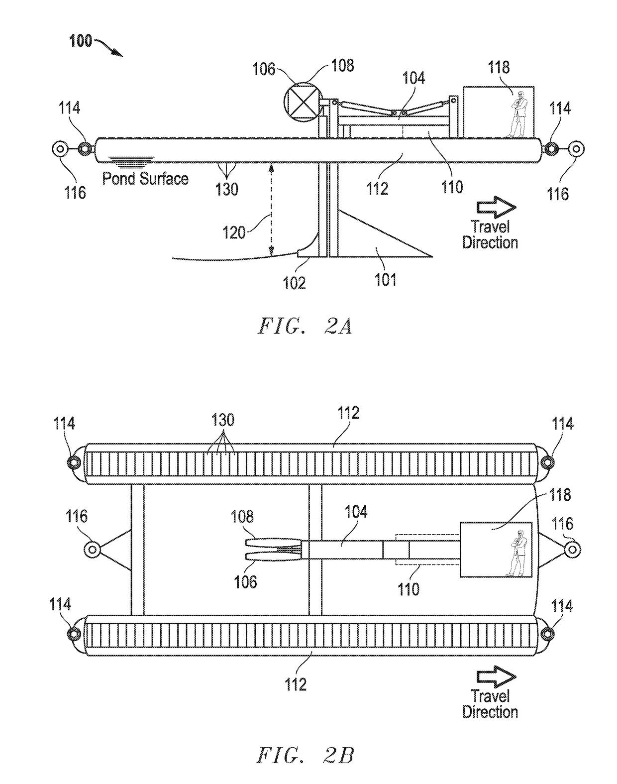 Device for the installation of vacuum consolidation dewatering horizontal drains for dewatering sludge ponds
