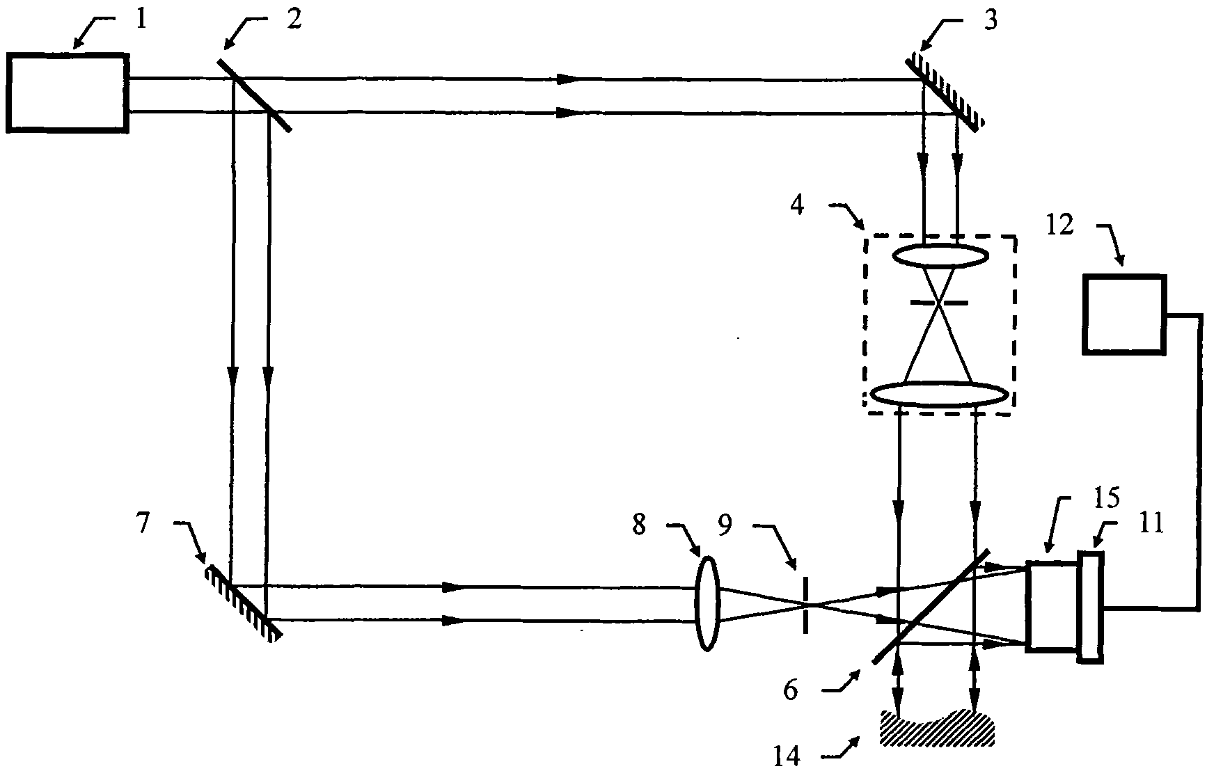 High resolution ratio digital holographic image capturing device