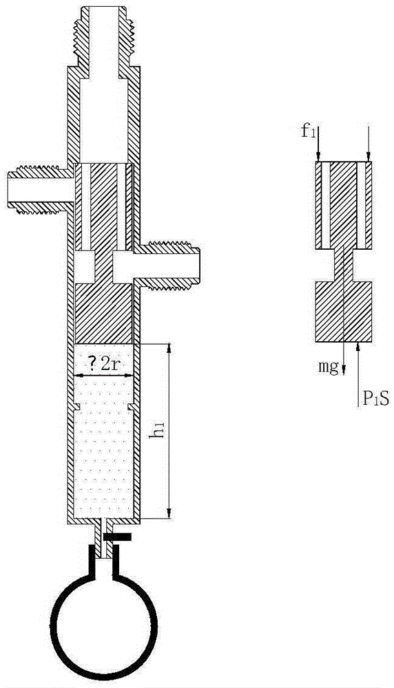 Column-type gas recognition device