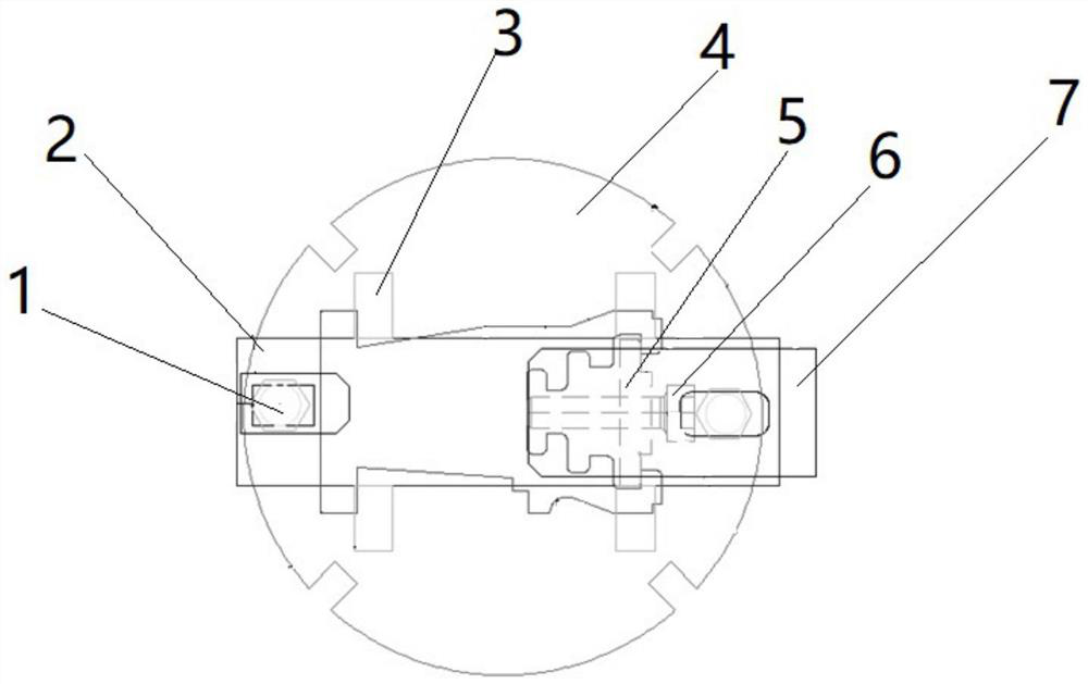 Fixture for machining steam seal teeth and two shoulders on steam inlet and outlet sides of marine blade and using method