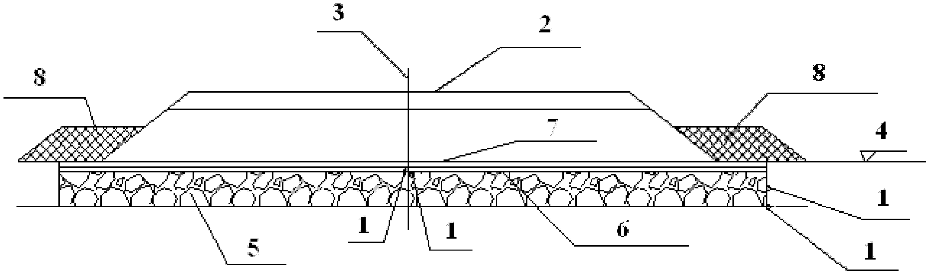 Insulation construction method for frozen-earth roadbed