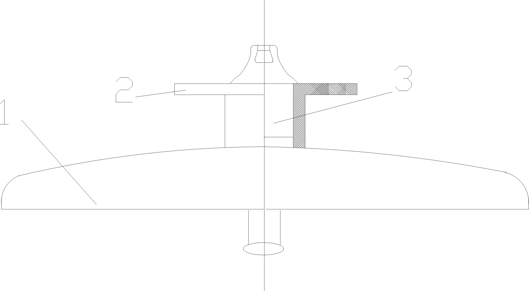 Insulating creepage increasing cap additionally installed on electric suspension type insulator