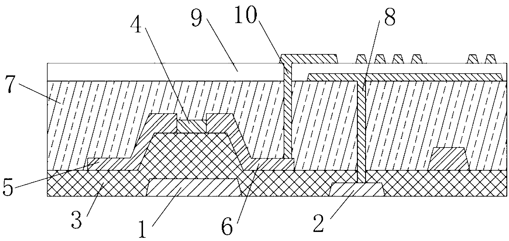 Display device, array substrate and manufacture method of array substrate