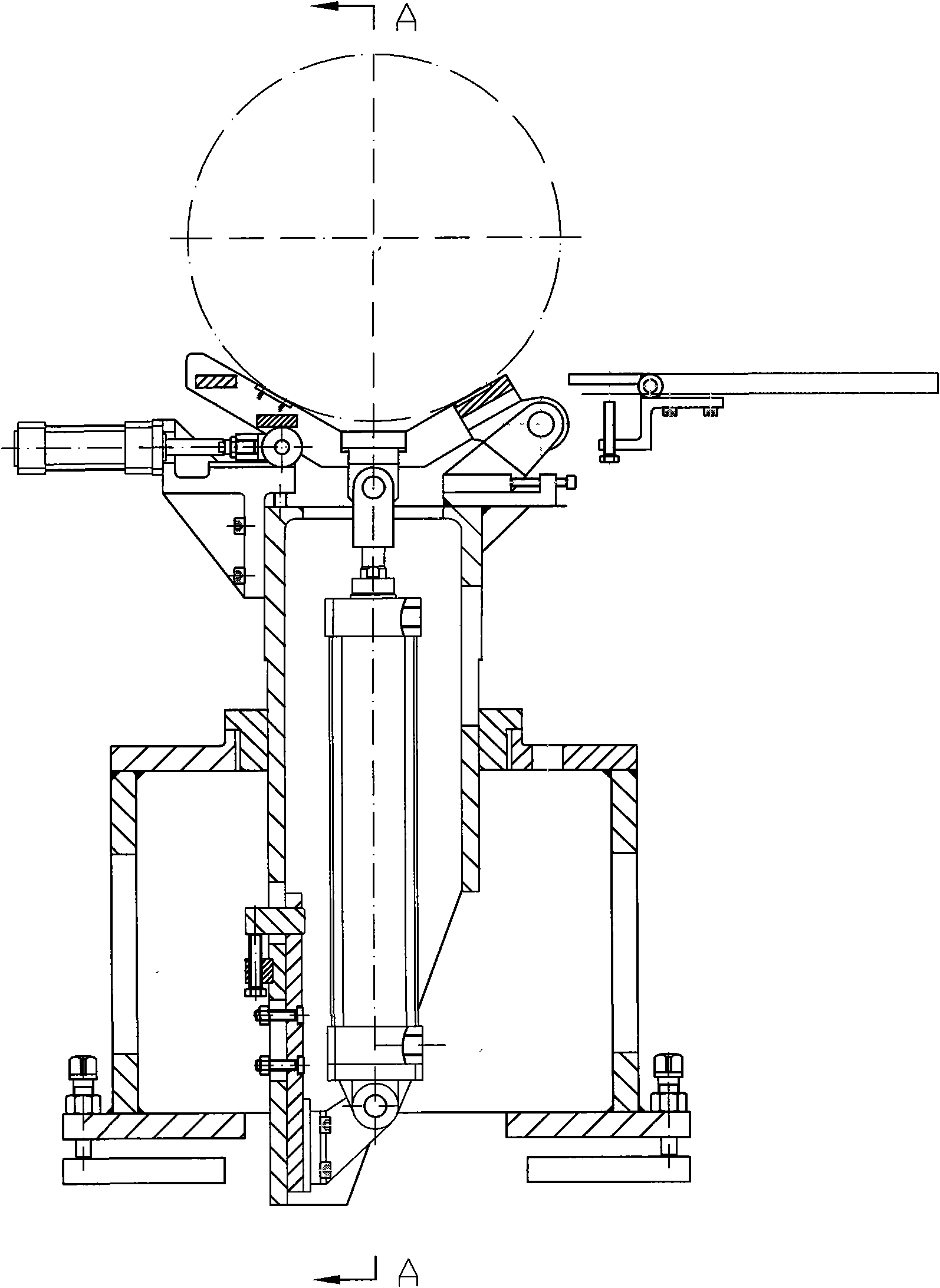 Automatic loading and unloading mechanism of cylindrical workpieces