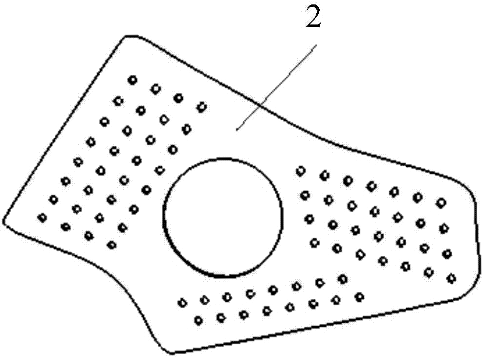 Foot clamp plate protector and manufacturing method thereof