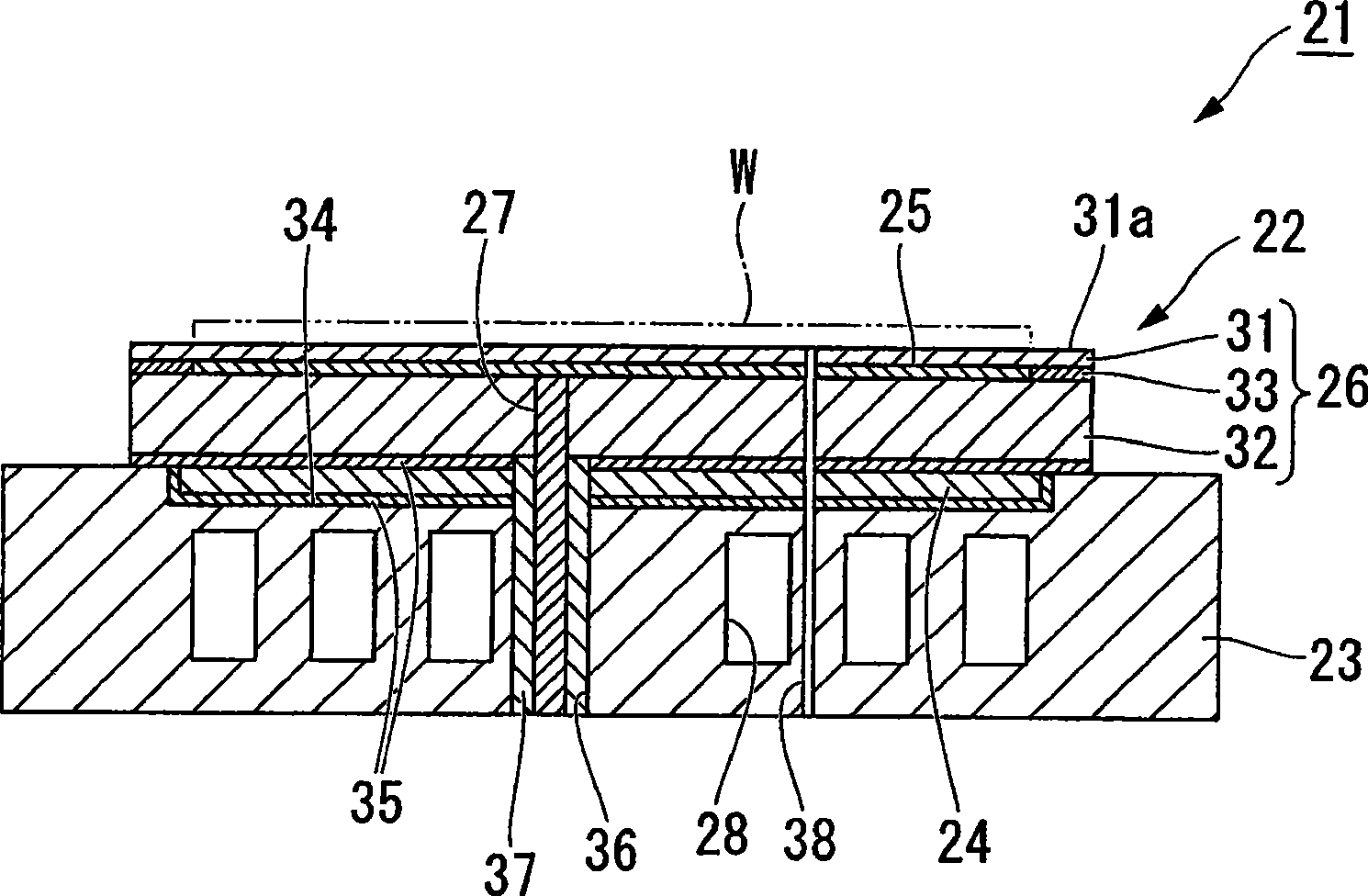 Electrostatic chuck device