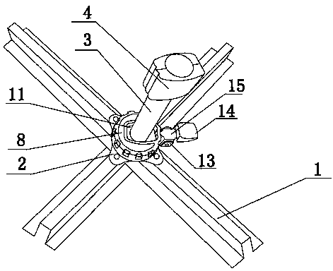 Sunshade rotating mechanism