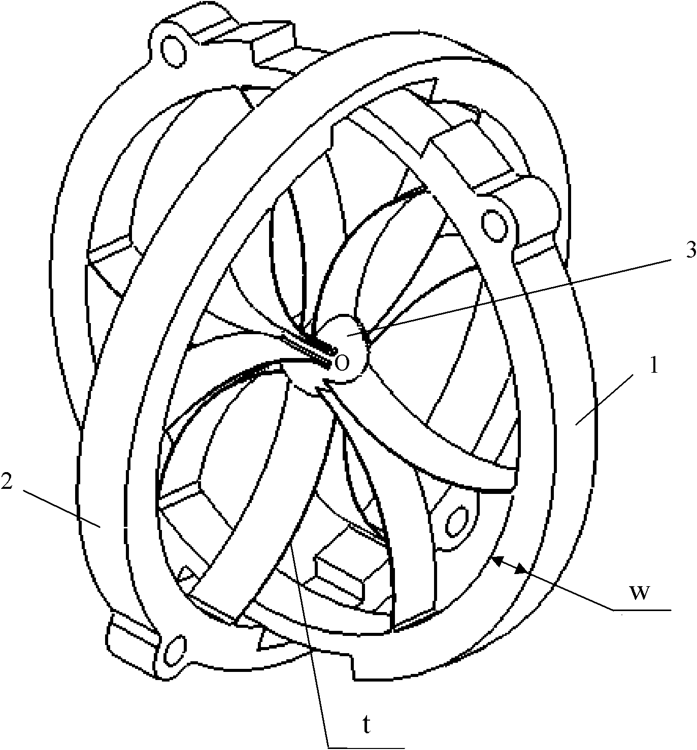 Multi-reed large-deformation flexible hook hinge