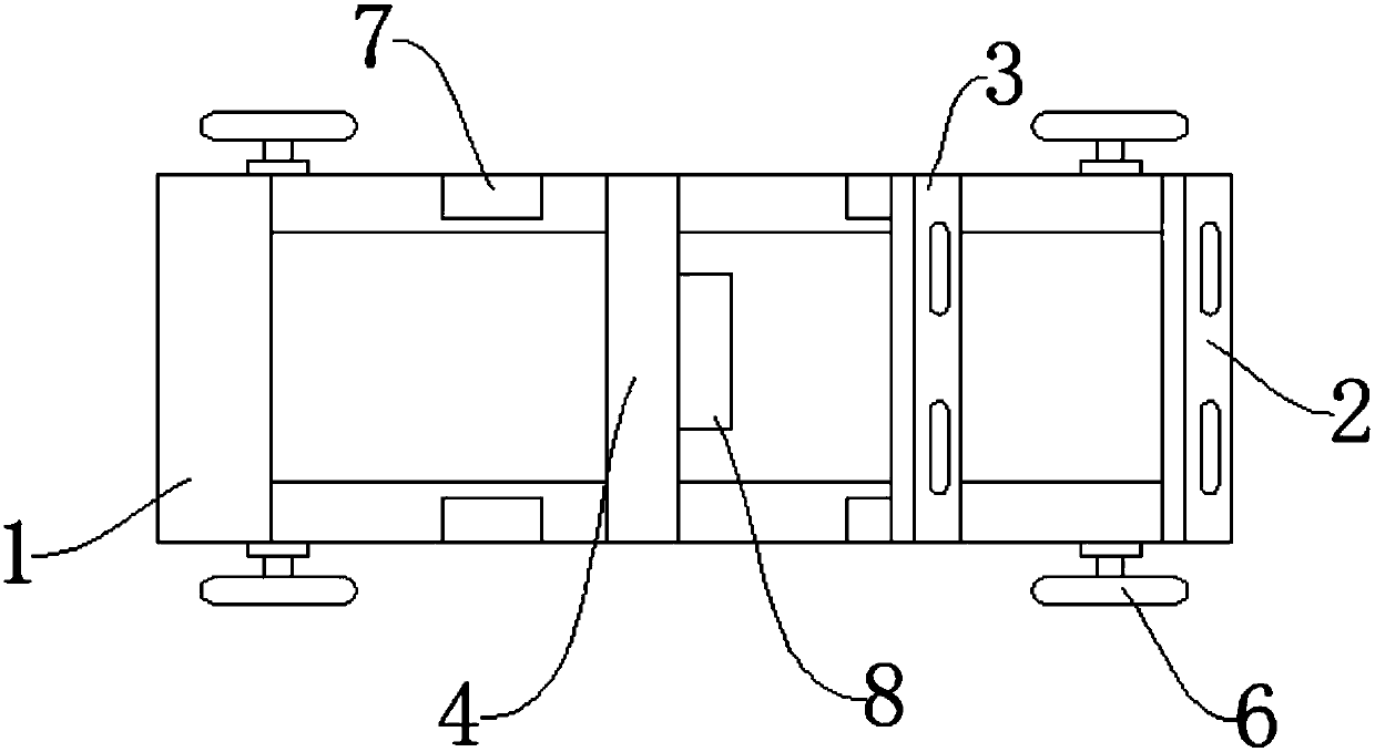 Novel bottom frame supporting legs of MTU diesel engine set