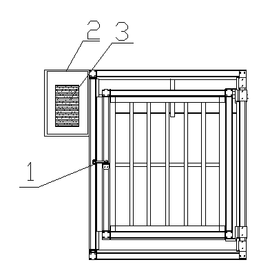 Pet cage provided with fly-killing device