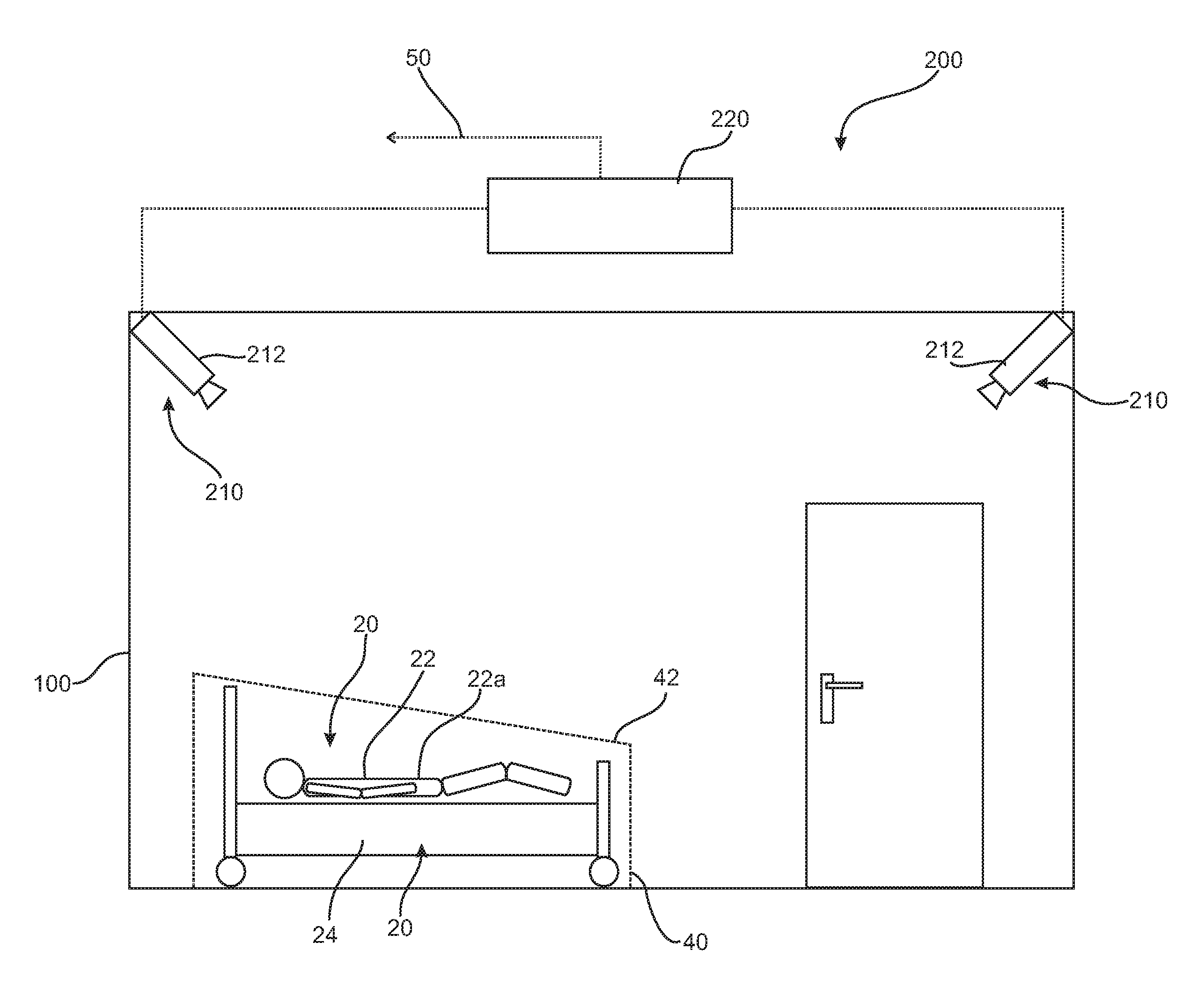 Method for monitoring a patient within a medical monitoring area