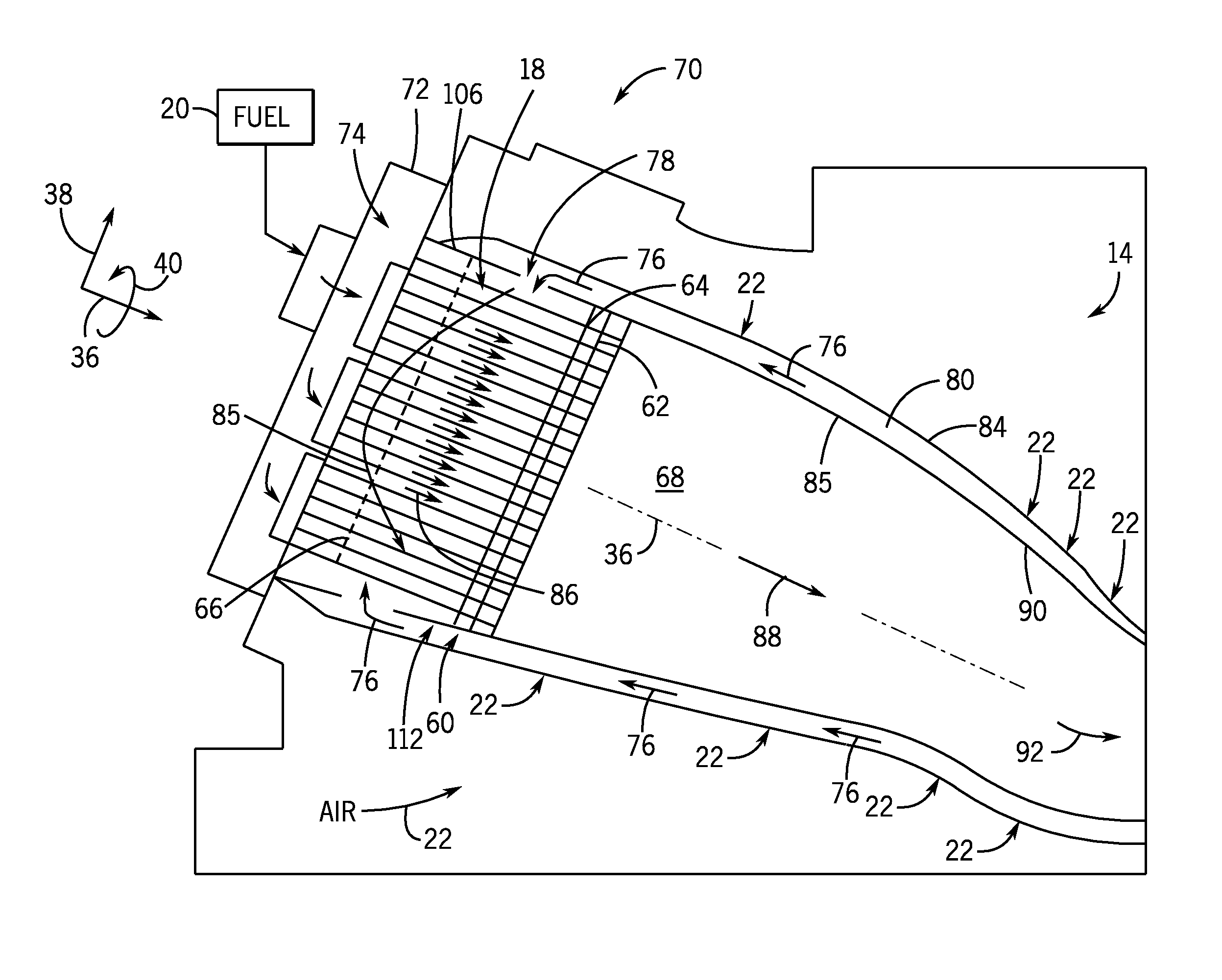 Micromixing cap assembly