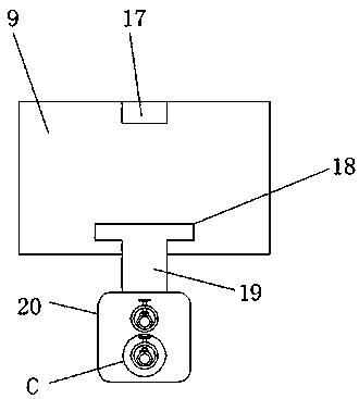 Convenient-to-use oxygen supply device used in cardiology department