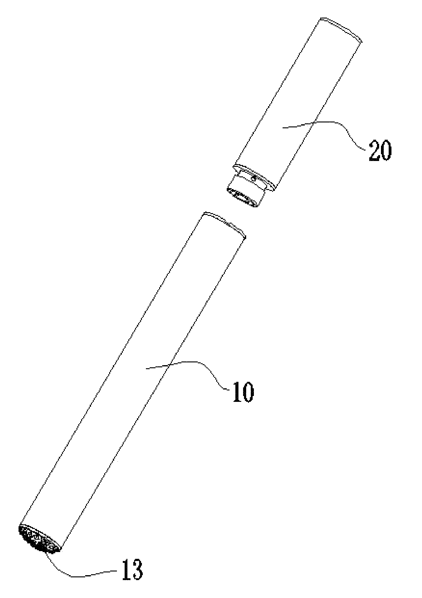 Battery assembly and electronic cigarette having same