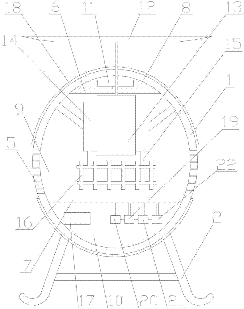 High-efficiency radiating unmanned aerial vehicle