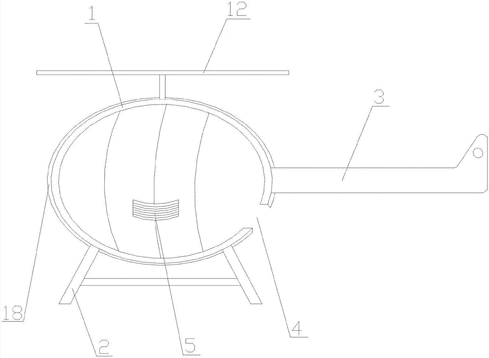 High-efficiency radiating unmanned aerial vehicle