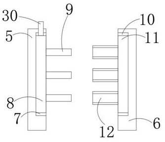 Conductive connecting piece for realizing electric conduction based on liquid metal