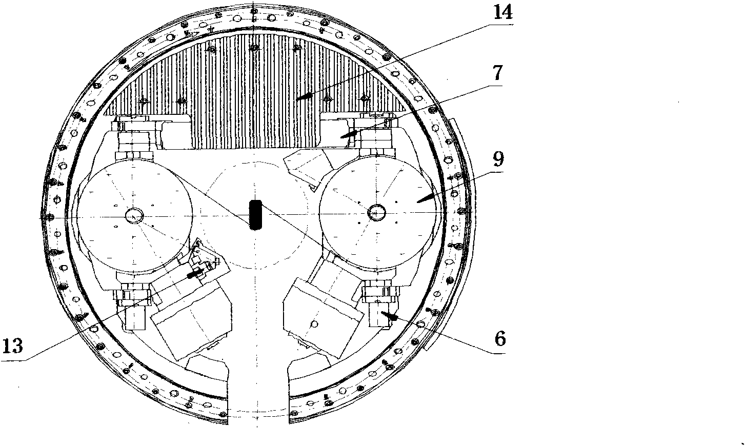 Full-functional belting rotary disk