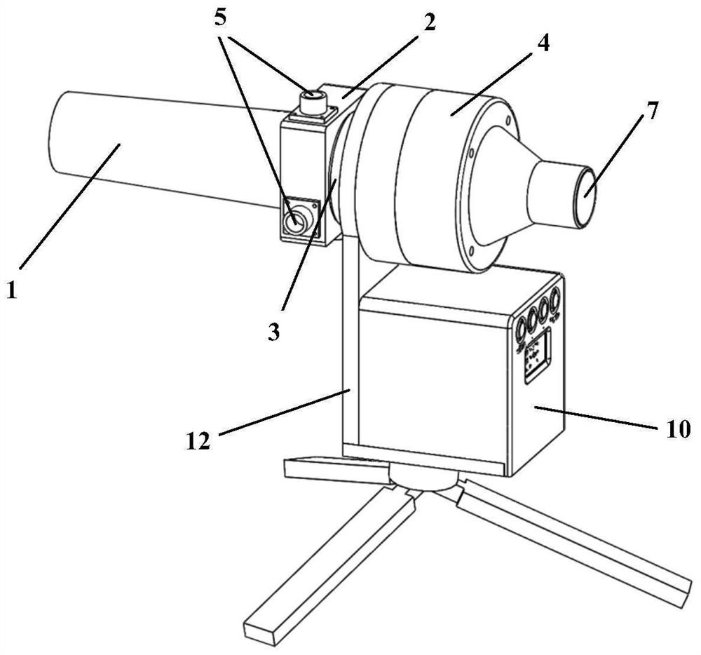 High-concentration rolling wet-wall biological aerosol sampling device