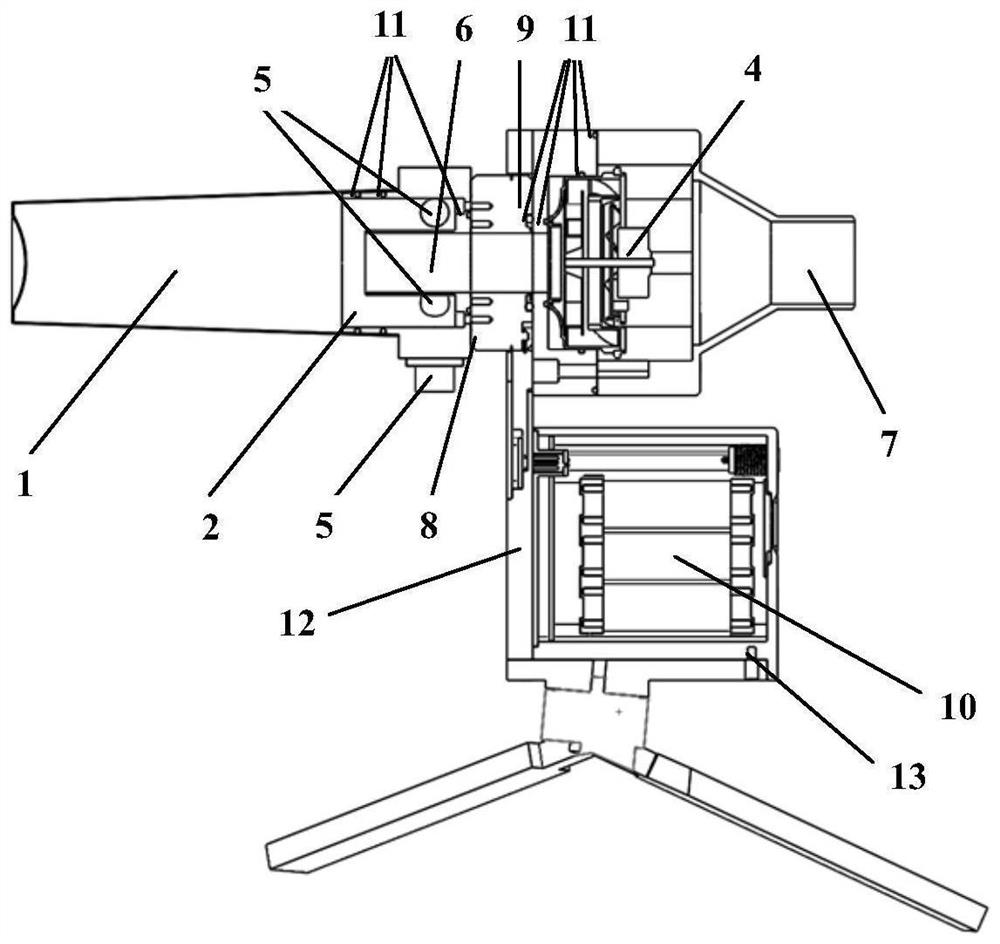 High-concentration rolling wet-wall biological aerosol sampling device